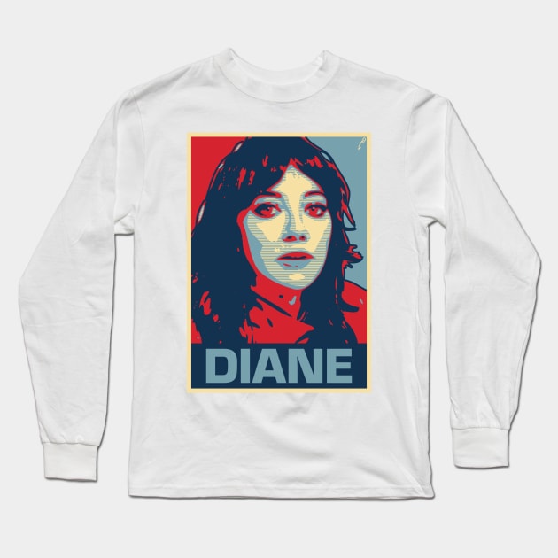 Diane Long Sleeve T-Shirt by DAFTFISH